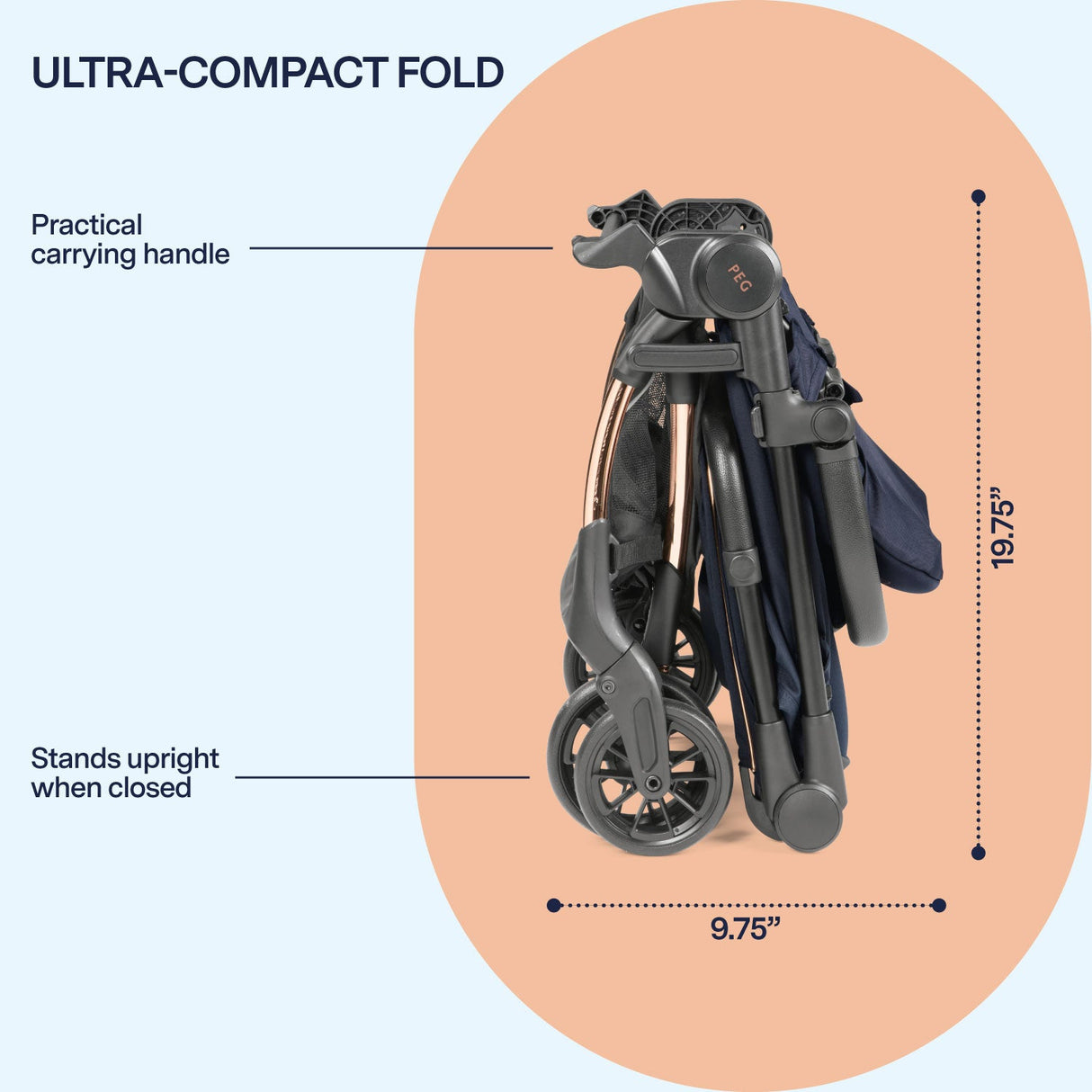 PEG Volo Stroller + Travel Bag