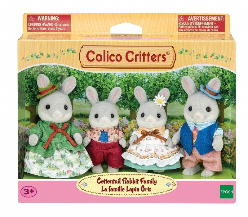 Cottontail Rabbit Family
