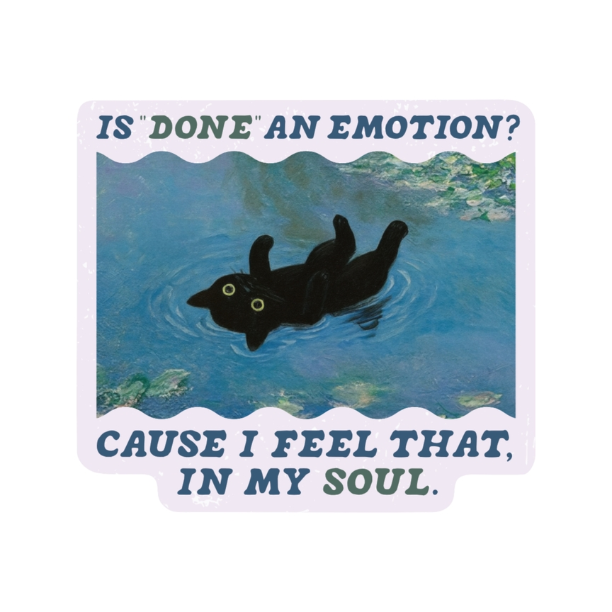 Mental Health Cute Kitty