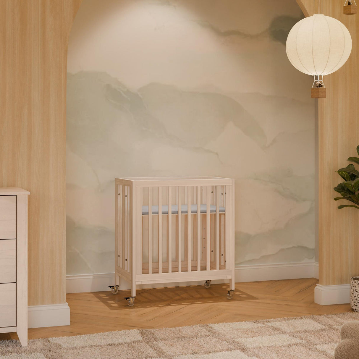 Babyletto Rolli 9-in-1 Convertible All-Stages Crib with Bassinet & Toddler Bed Conversion Kits