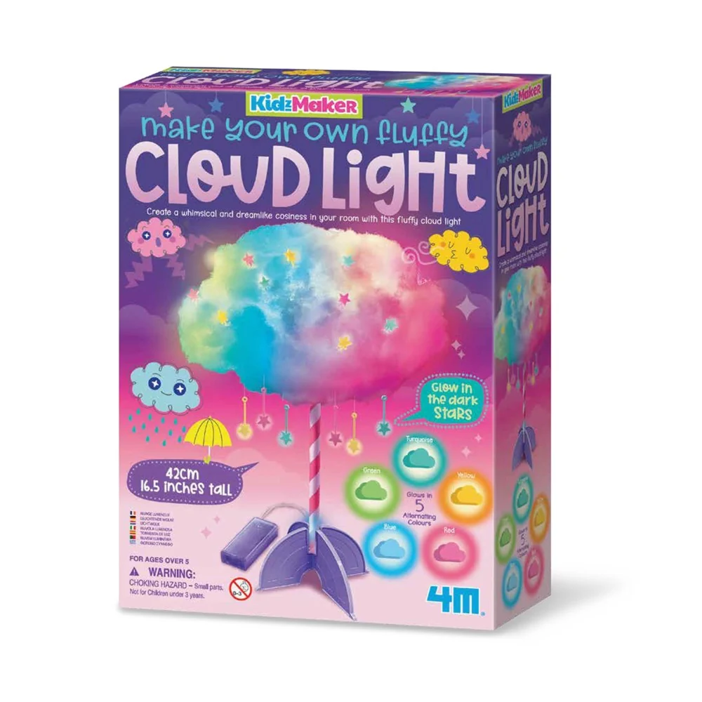 Make Your Own Fluffy Cloud Lig