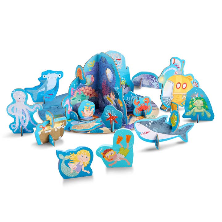3D Puzzle Play World Ocean