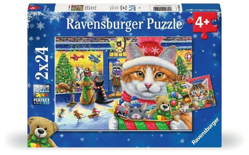 Christmas Kitties 24pc Puzzle
