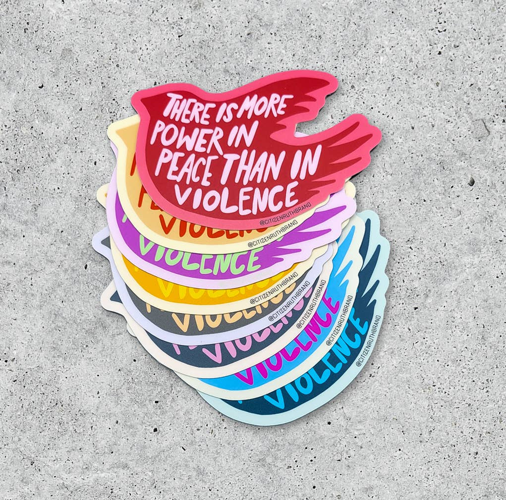 Power In Peace vinyl sticker
