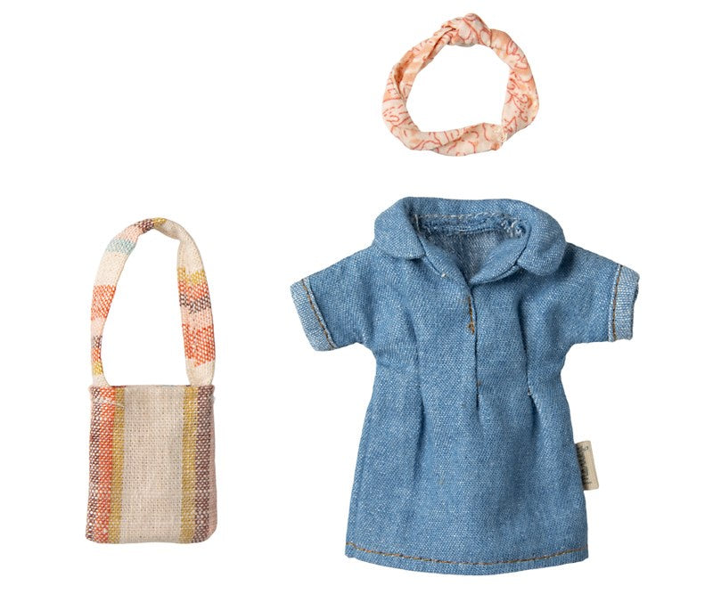 Denim Dress Mum Mouse