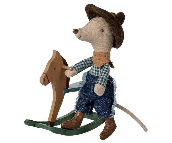 Cowboy Mouse Rocking Horse