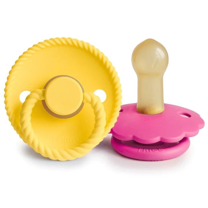 Pacifier Sunflower/Fuchsia 6-1