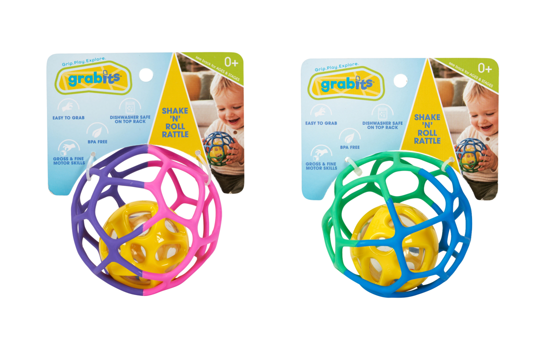 GRABITS SHAKE 'N ROLL RATTLE
