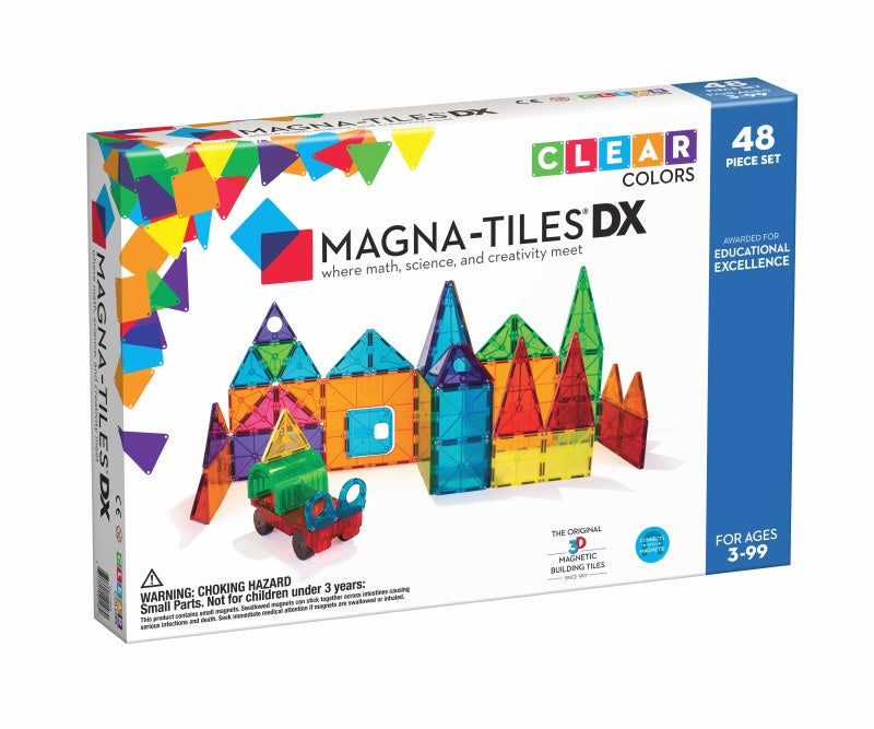 Magna-Tiles Clear Colors DX 48