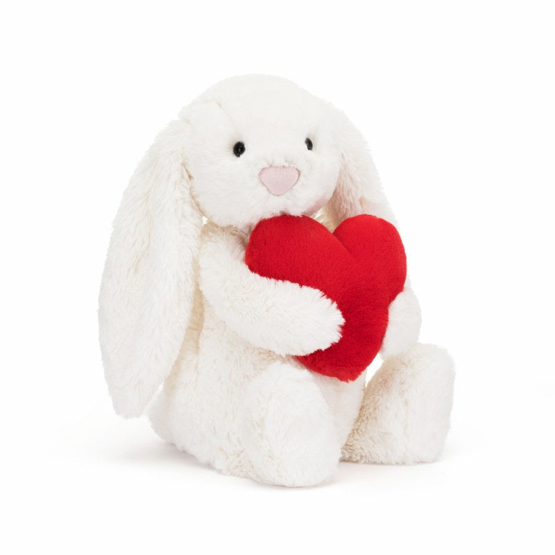 Bashful Red Love Heart Bunny O