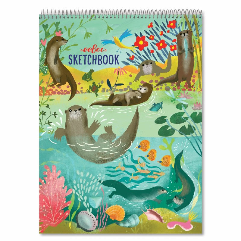 Otters at Play Sketchbook