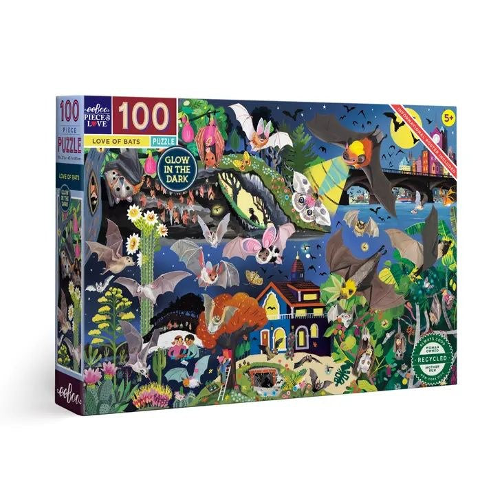 Love of Bats 100pc Glow Puzzle