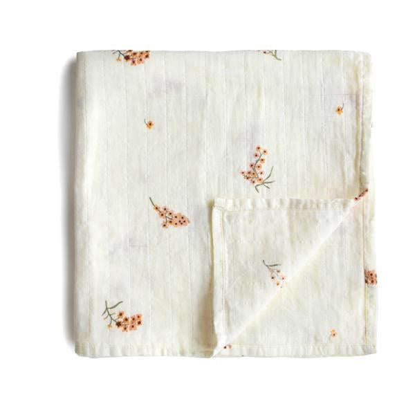 Muslin Swaddle Flowers