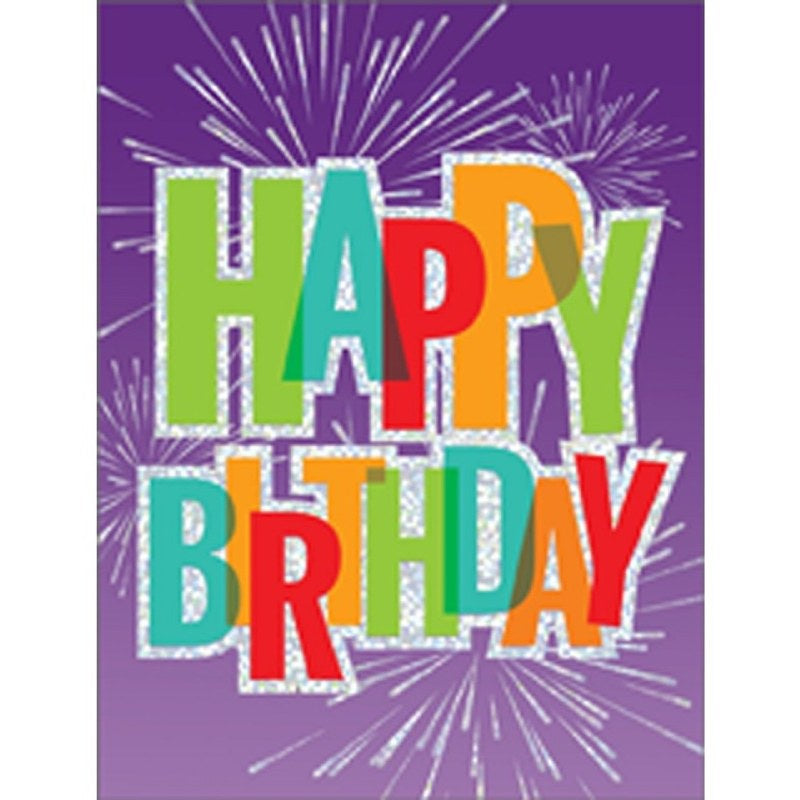 Happy Birthday Foil Gift Enclo