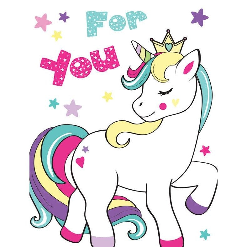 Rainbow Unicorn Glitter Gift E