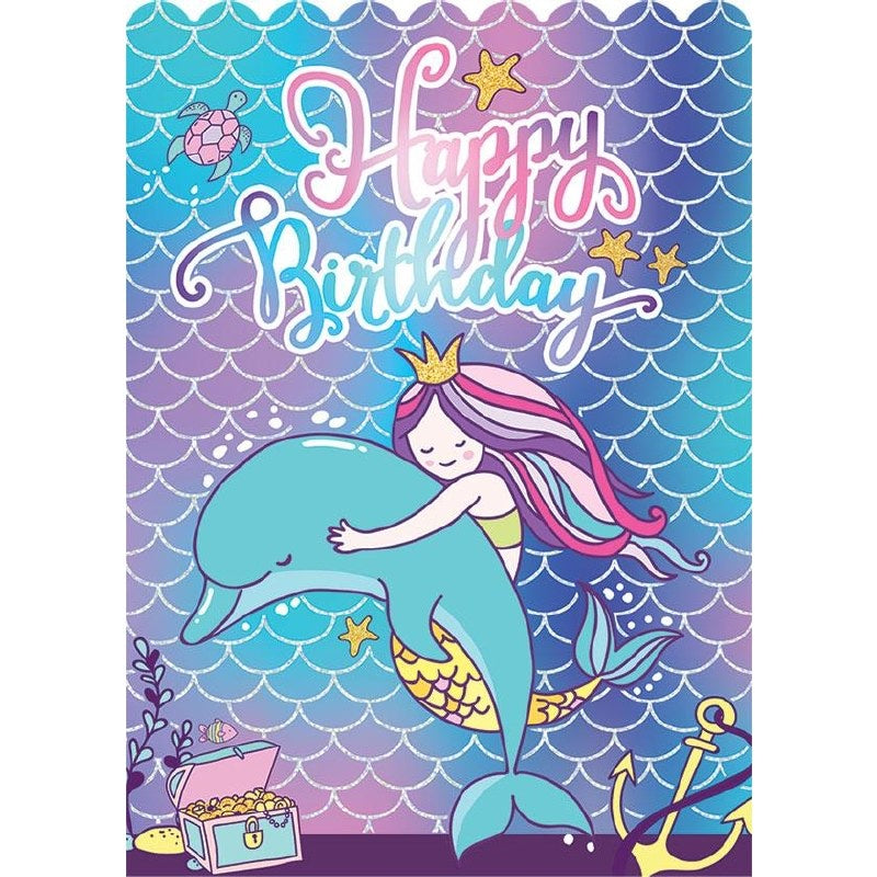 Mermaid Foil Card