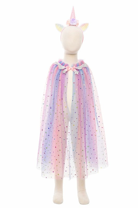 Rainbow Unicorn Cape 4-6y