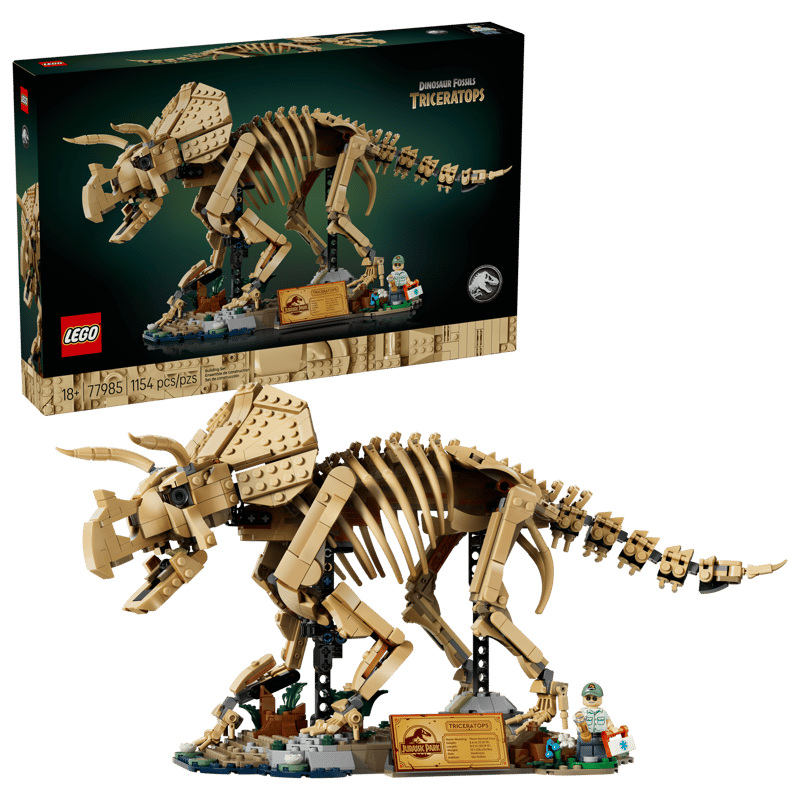 Jurassic World Dinosaur Fossils Triceratops