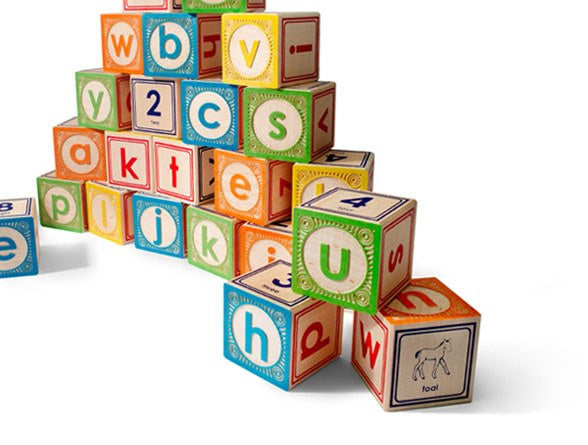 Classic Lowercase ABC Blocks