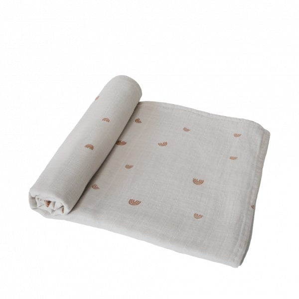 Muslin Swaddle Rainbows