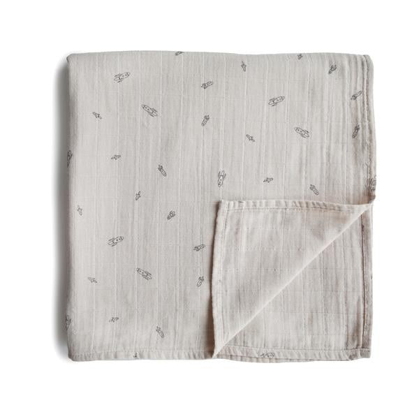 Muslin Swaddle Rocket Ship