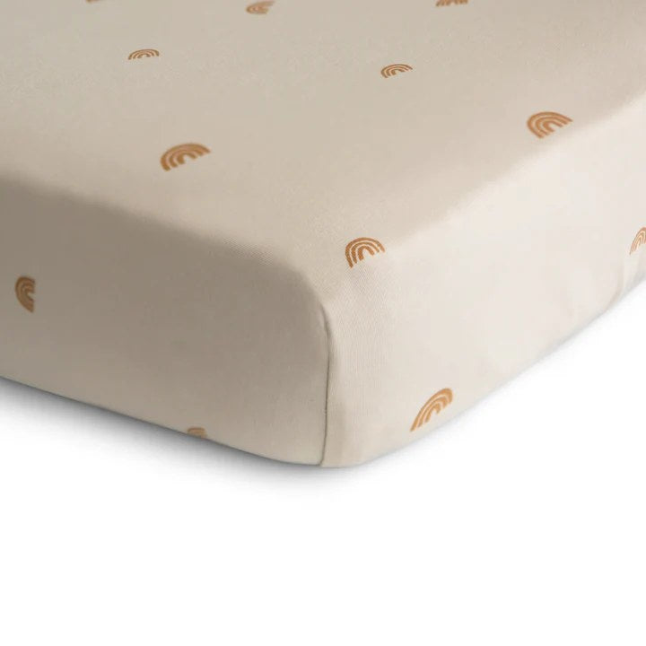 Stretchy Crib Sheet Rainbows