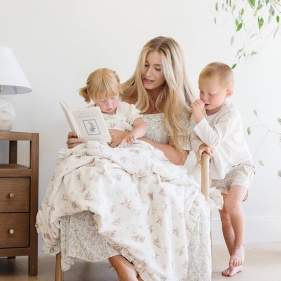 Peter Rabbit Muslin Lush Pink