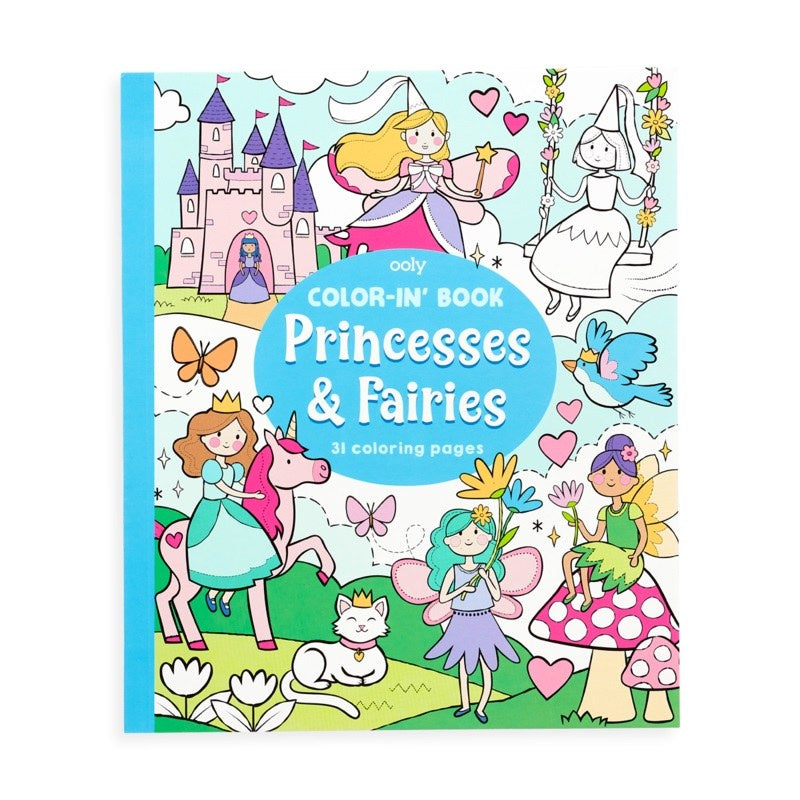 Color-in' Book Princess and Fa