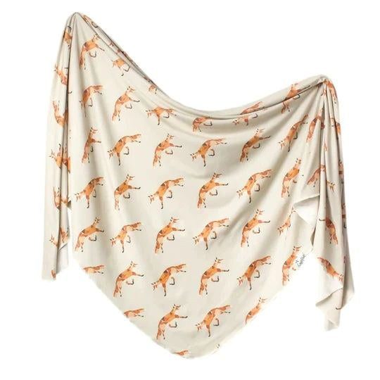 KNIT SWADDLE BLANKET - SWIFT