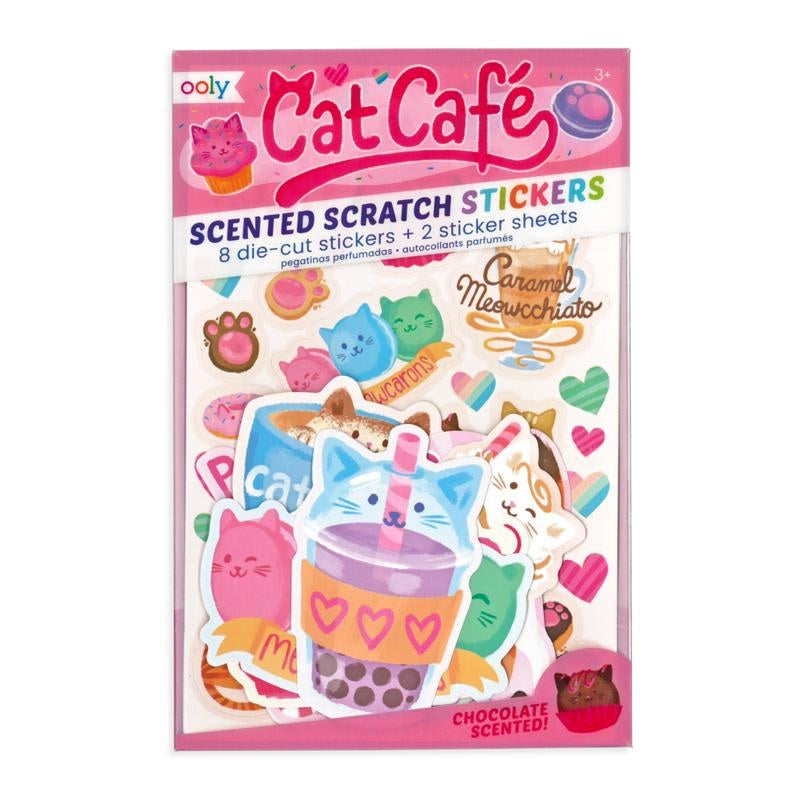 Scented Stickers Cat Cafe