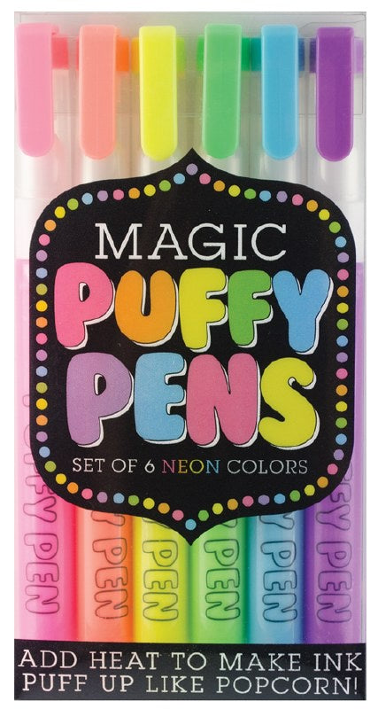 Magic Neon Puffy Pens