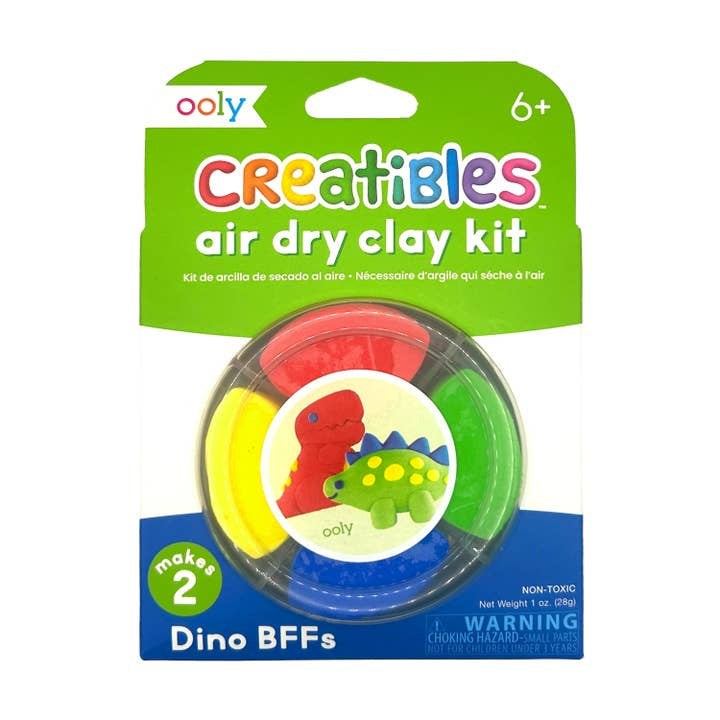 DIY Air-Dry Clay Dino BFFS