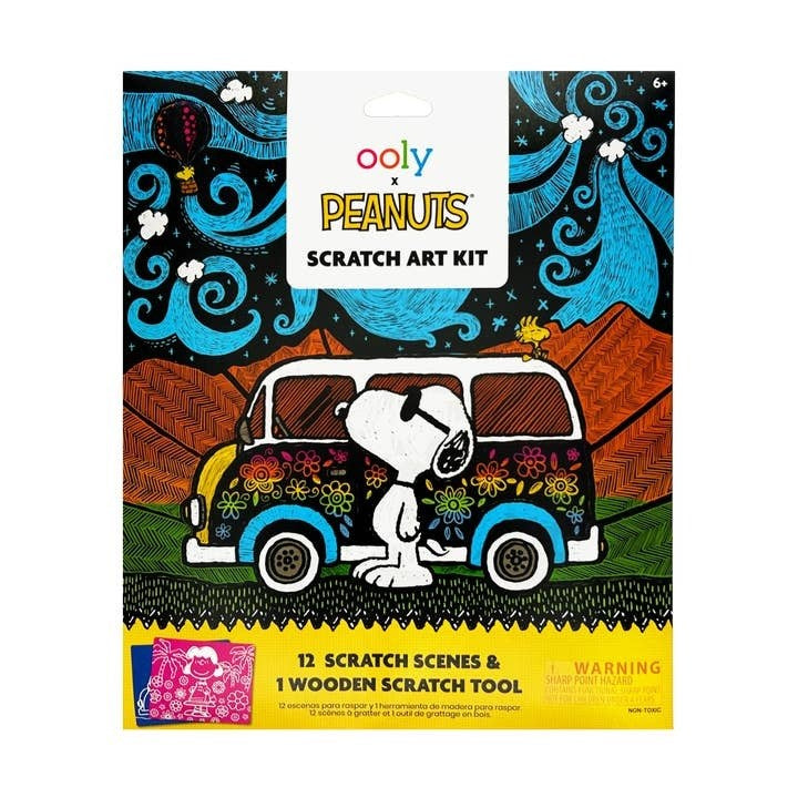 Peanuts Scratch Art Kit