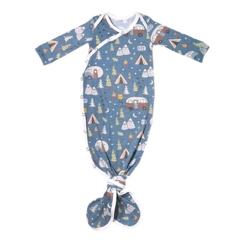 NEWBORN KNOTTED GOWN - BRIDGER
