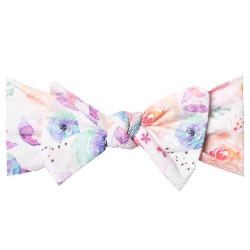 Knit Headband Bow Bloom