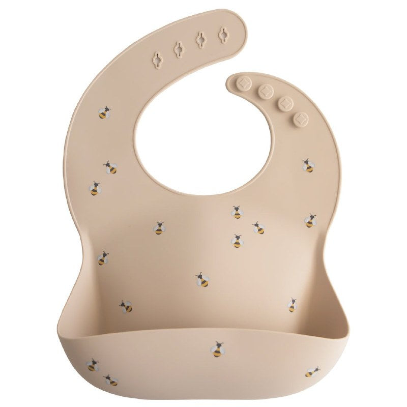 Silicone Baby Bib Bees