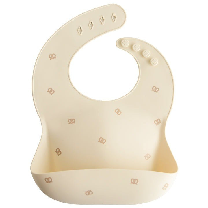 Silicone Baby Bib Pretzel