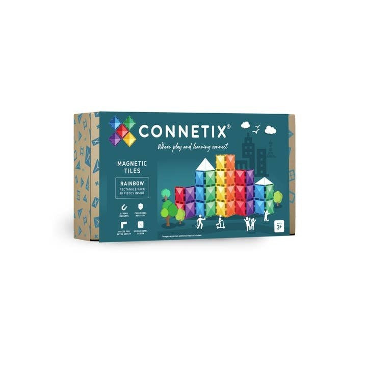 Rainbow Rectangle Pack 18pc