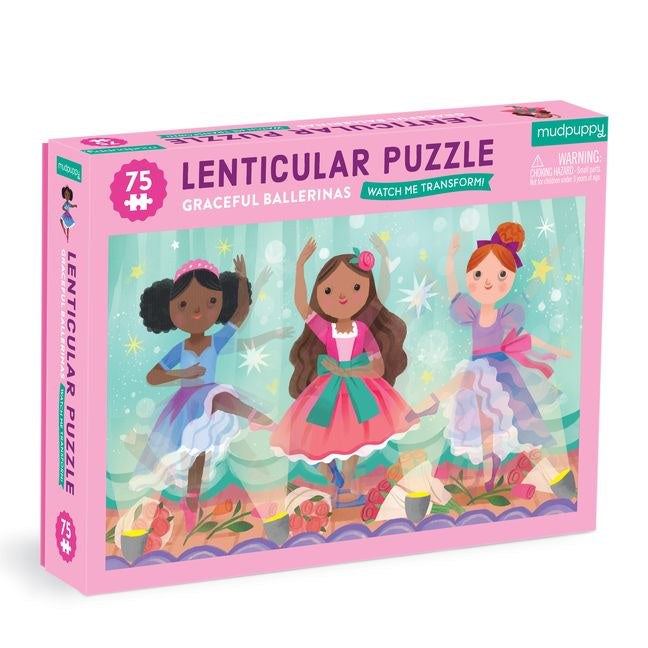 Graceful Ballerinas 75 Piece Leticular Puzzle