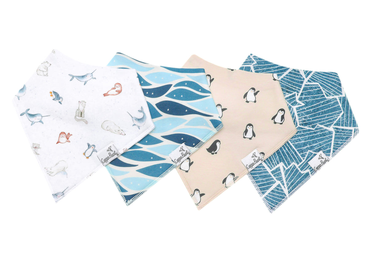 4 Pack Baby Bandana Bibs