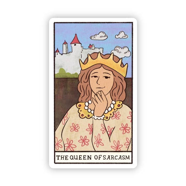 The Queen of Sarcasm Tarot Car