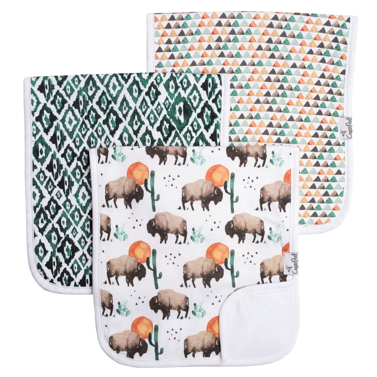 3 Pack Premium Burp Cloths