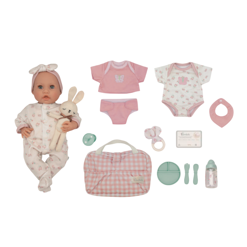 Bonbebe Feel My Heartbeat Baby Doll Deluxe Bundle 16 Piece Set