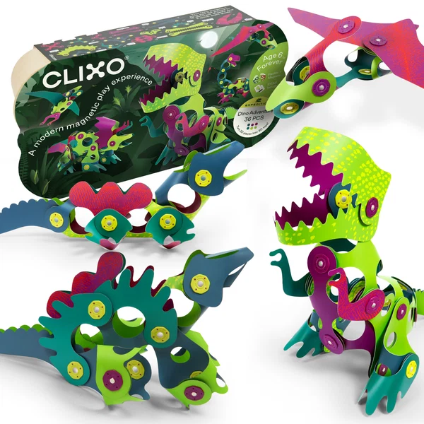 Clixo Dino Adventure Pack 36pc