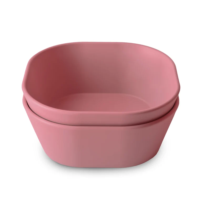 Square Dinnerware Bowls, Set of 2