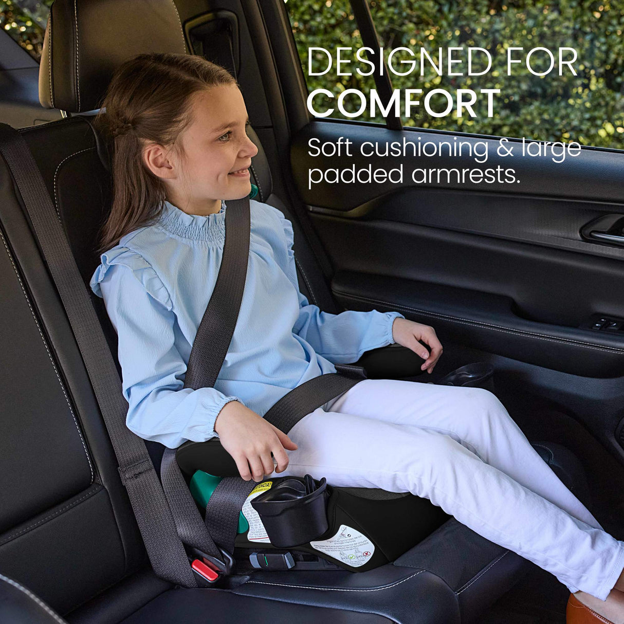 Britax UpNGo Click Backless Booster Car Seat with LATCH