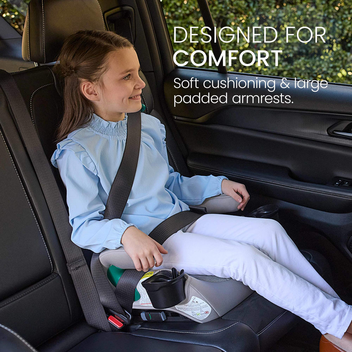 Britax UpNGo Click Backless Booster Car Seat with LATCH
