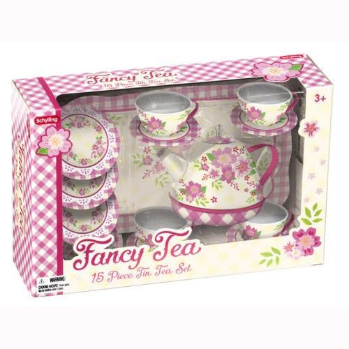 Fancy Tea 15 Piece Tin Tea Set