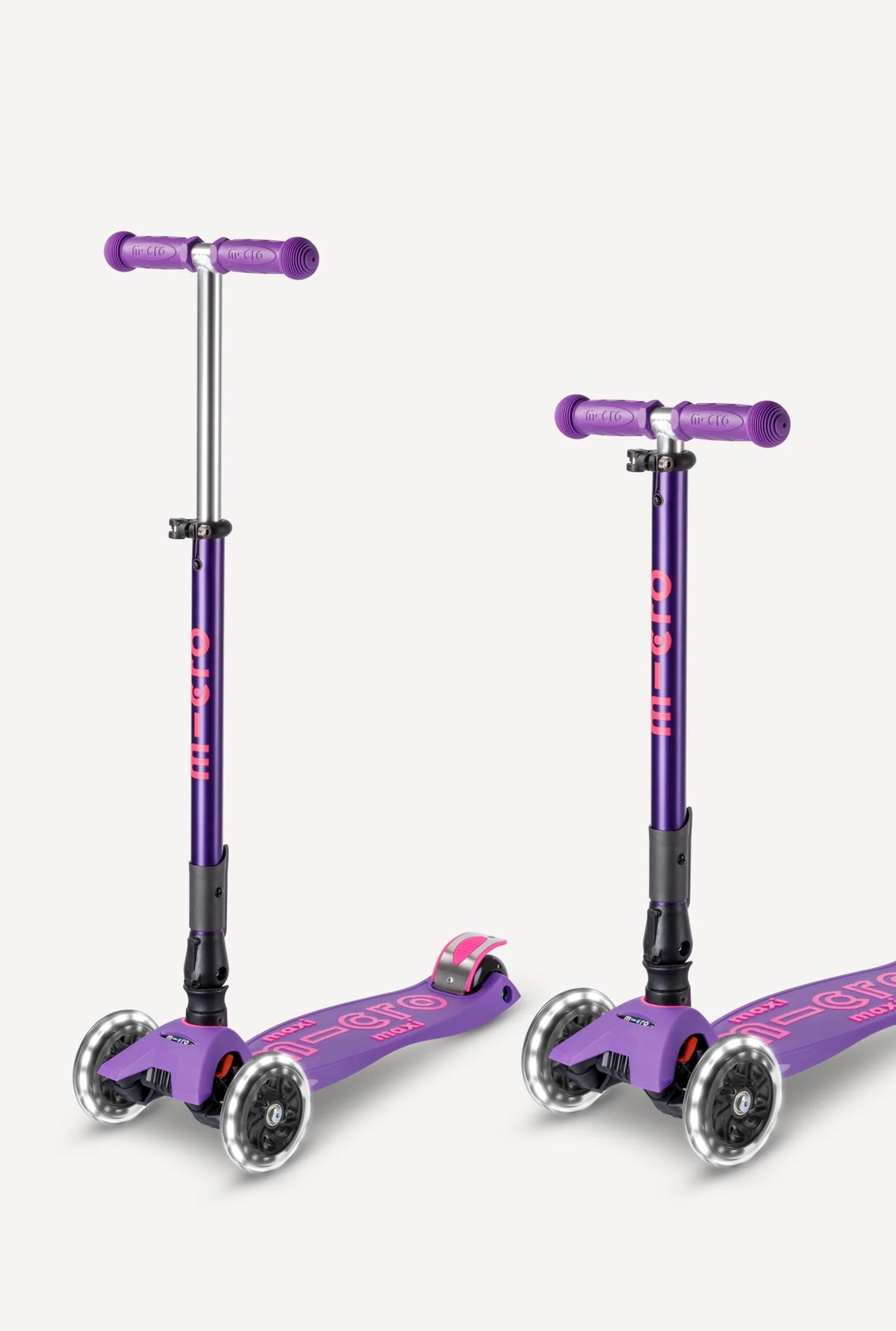 Micro Maxi Foldable LED Scooter