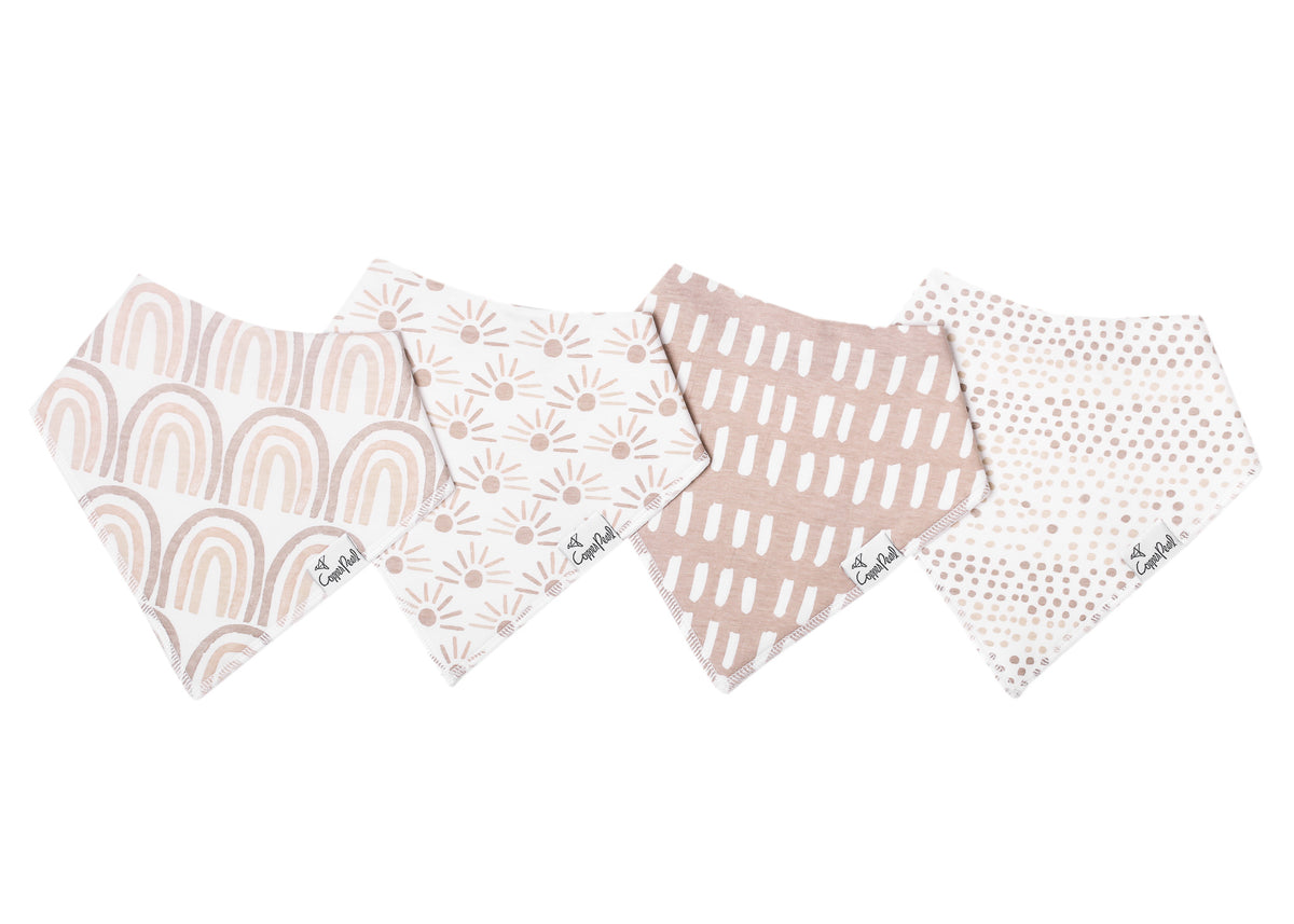 4 Pack Baby Bandana Bibs